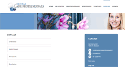 Desktop Screenshot of contact.dentalcareprofessionals.nl